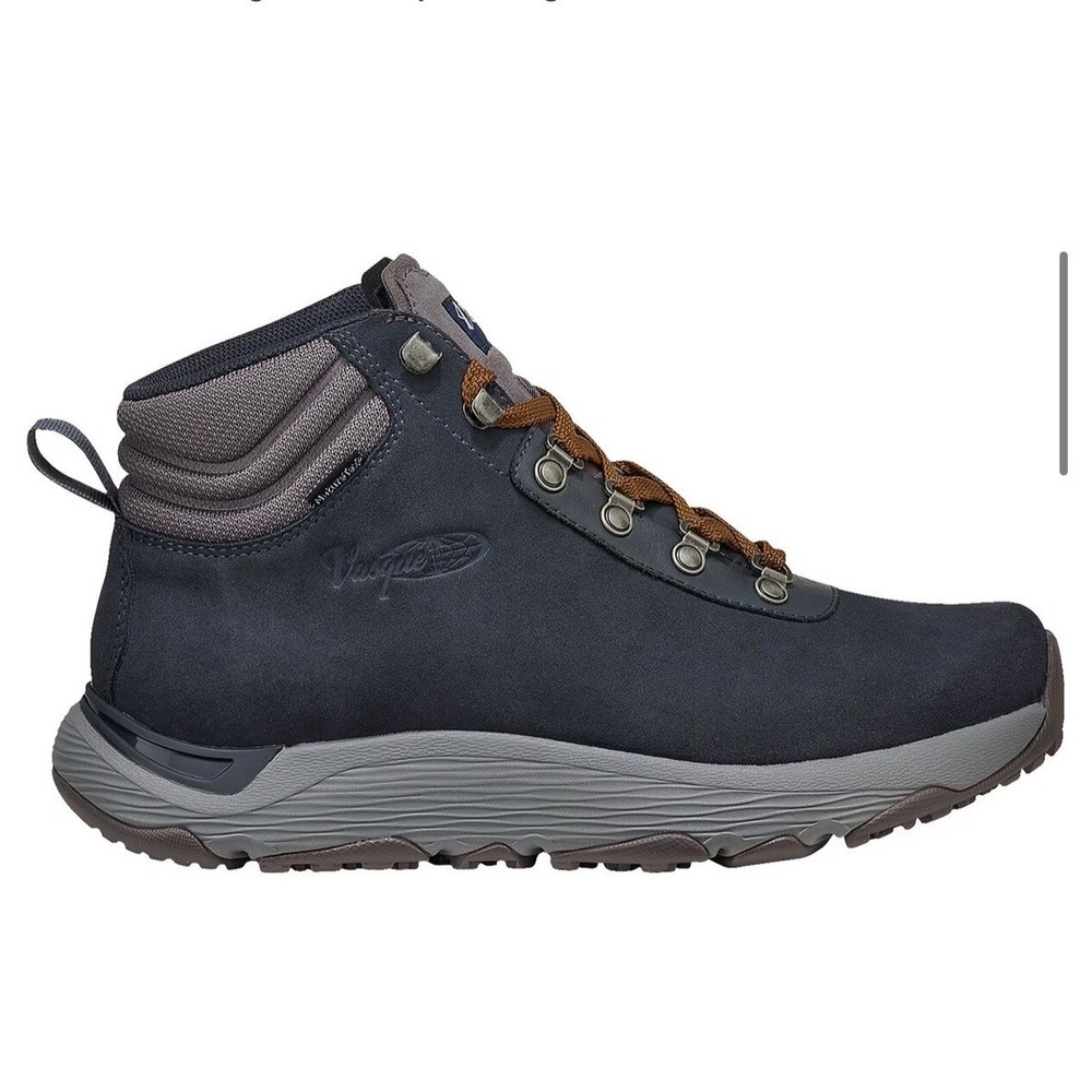 Vasque Sunsetter NTX Waterproof Hiking Boots Navy Suede Gorpcore Y2K Activewear